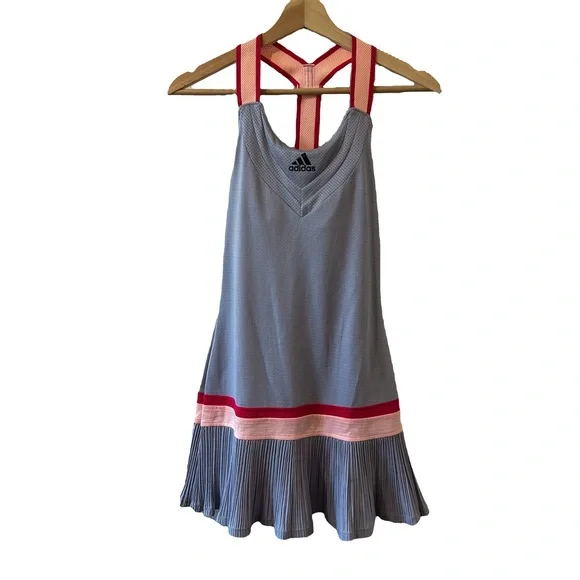 ADIDAS Court Sport Tennis Dress with Ruffled Skirt - Picture 3 of 10